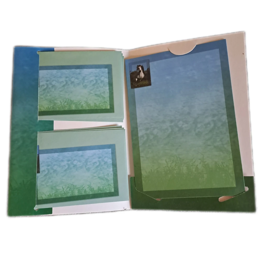 Brevpapper med hästmotiv - 90