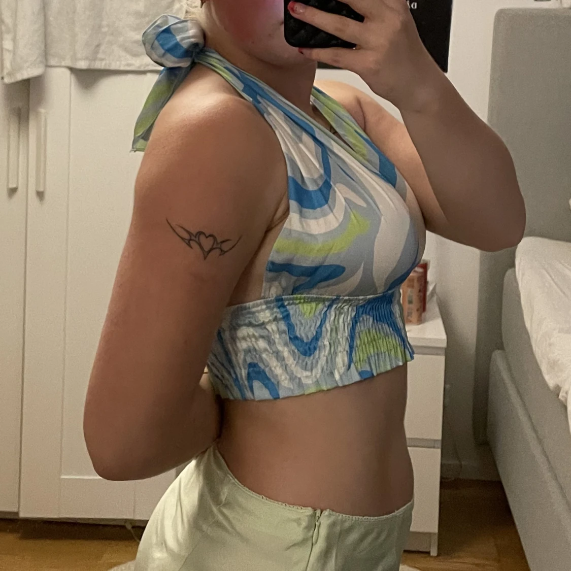 somrig halterneck topp - 90