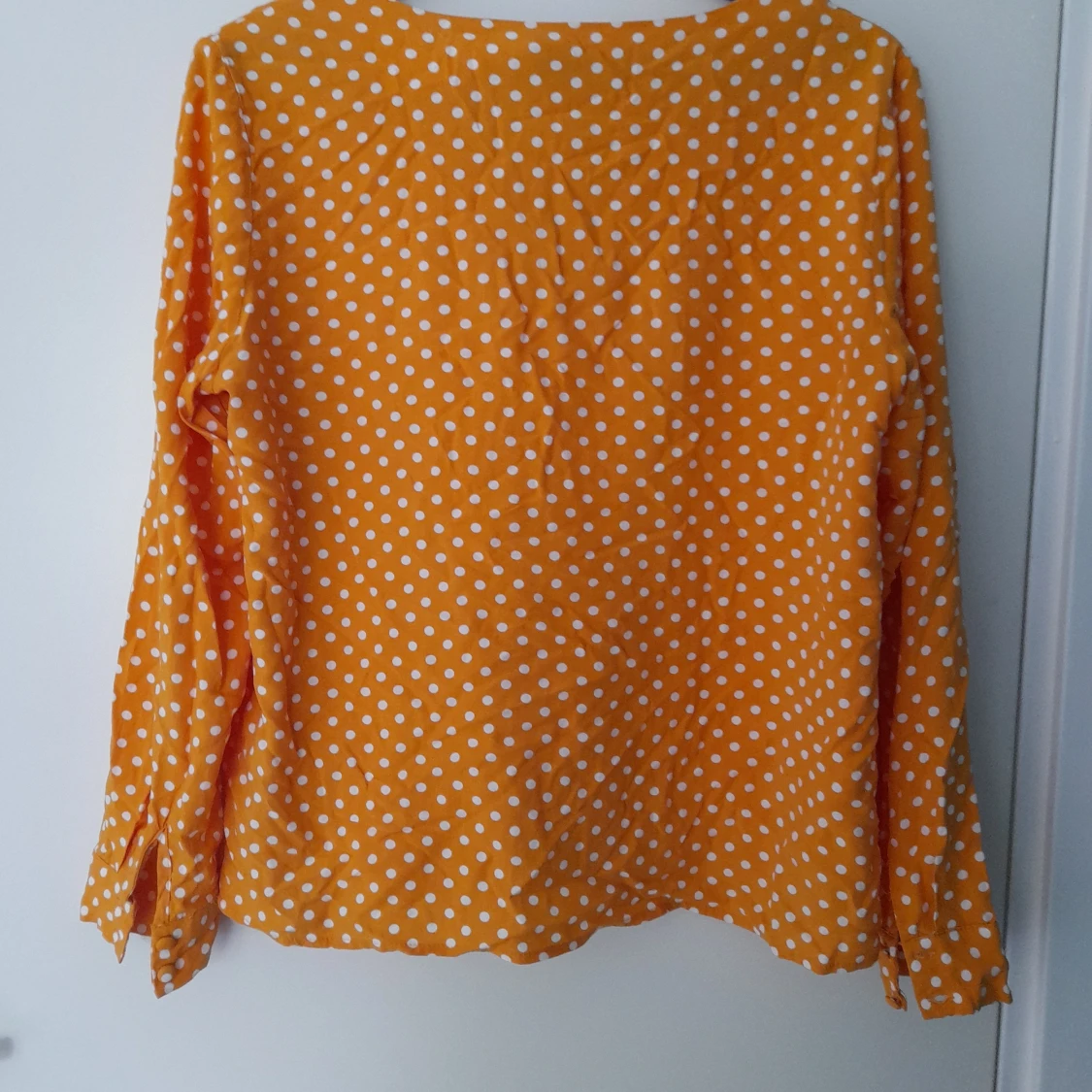 VILA Skjorta Gul/vit Prickig storlek 38 - 90