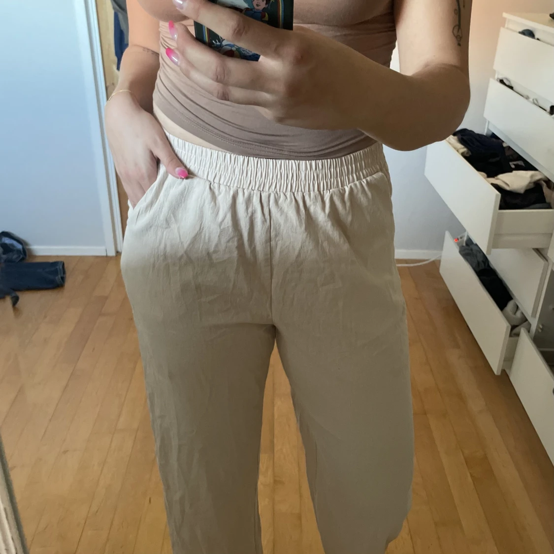 Linne byxor  - 90