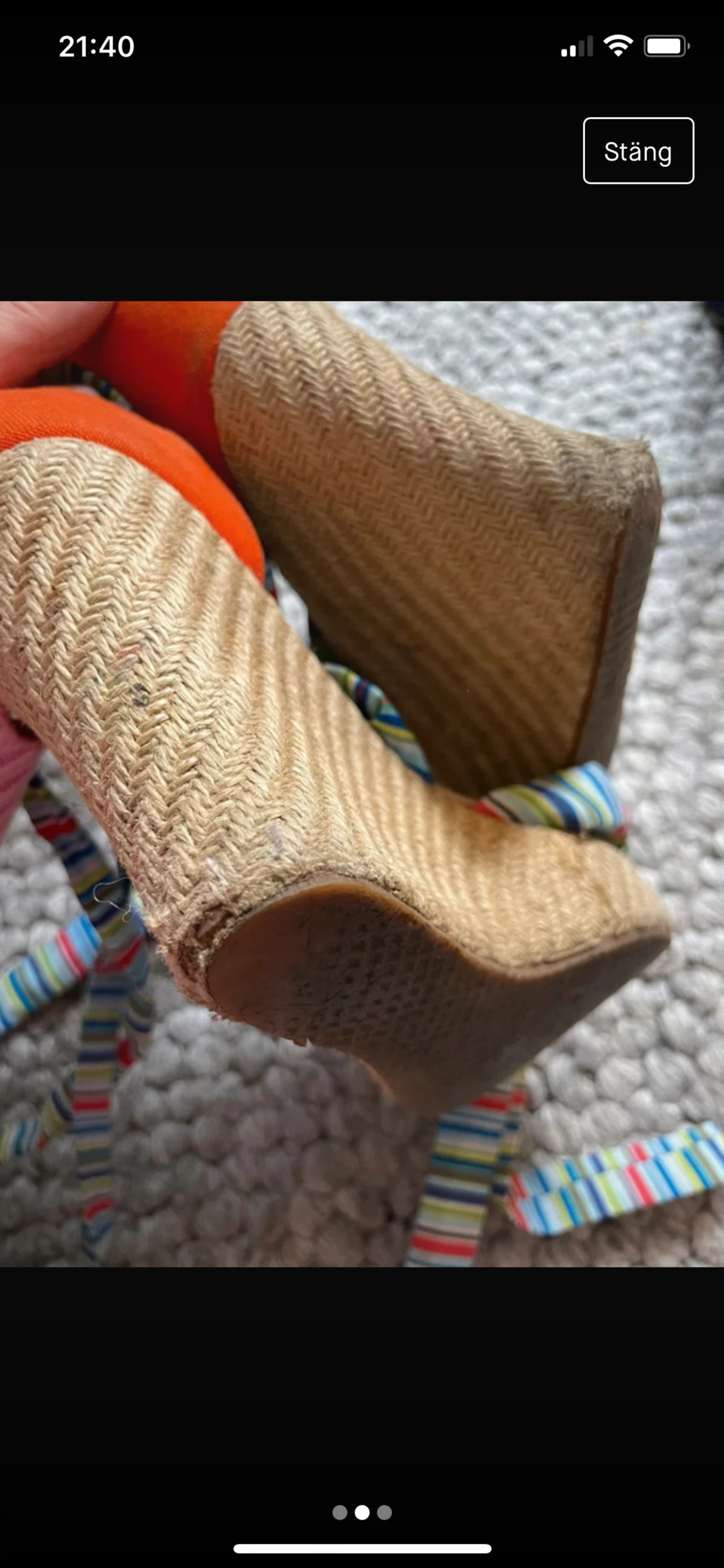 Platåskor espadrillos - 90