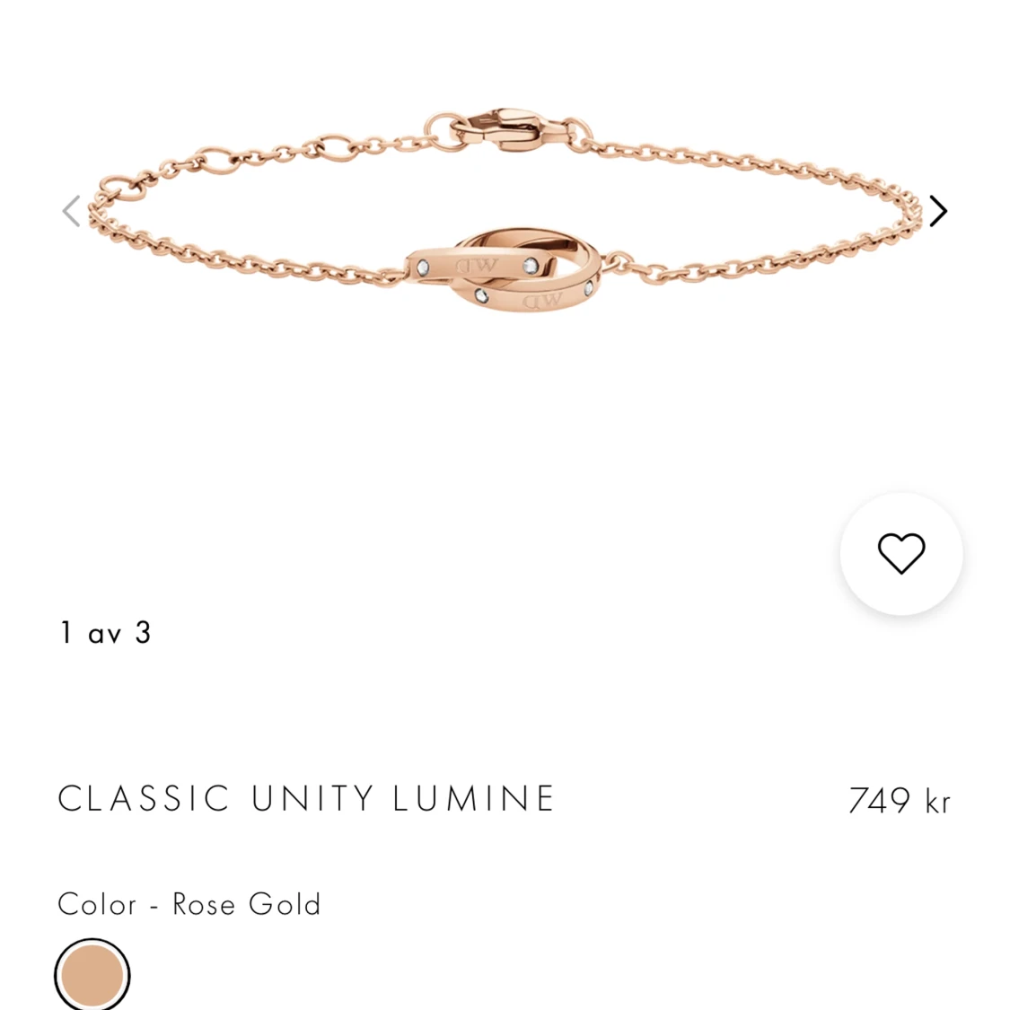 Daniel Wellington klocka & armband - 90