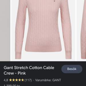 Ljus rosa gant tröja i xs , säljer för den inte kommer till användning 