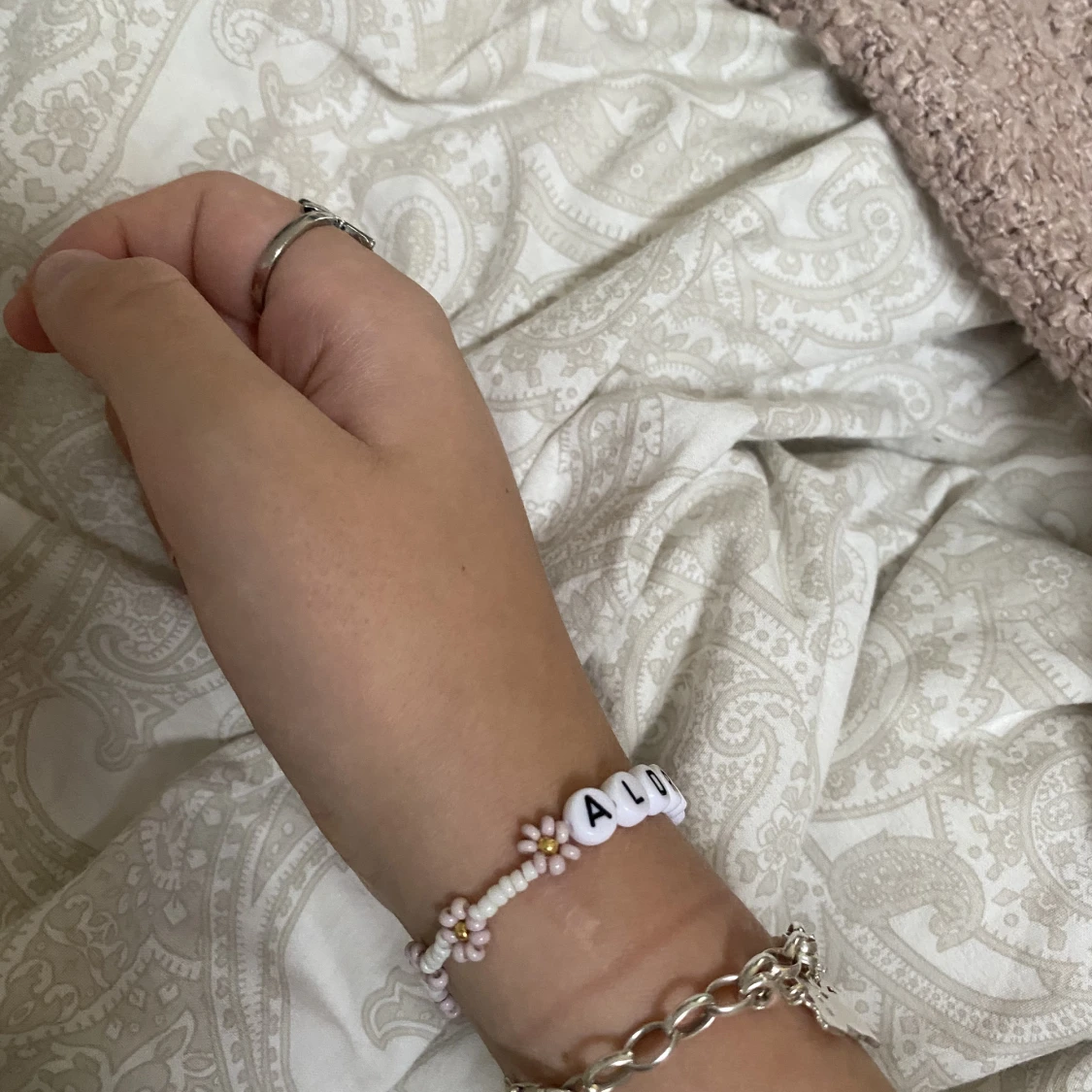 Handgjord pärlarmband  - 91