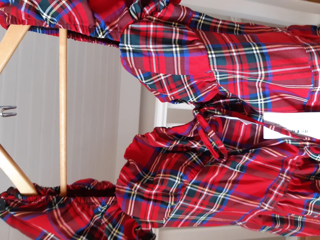 Skotskrutig klänning - 90