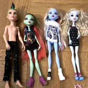 monster high dockor - Monster high dockor med defekter ( en hand saknas på varje ). Ej original kläder förutom Abbys klänning. 70kr styck 