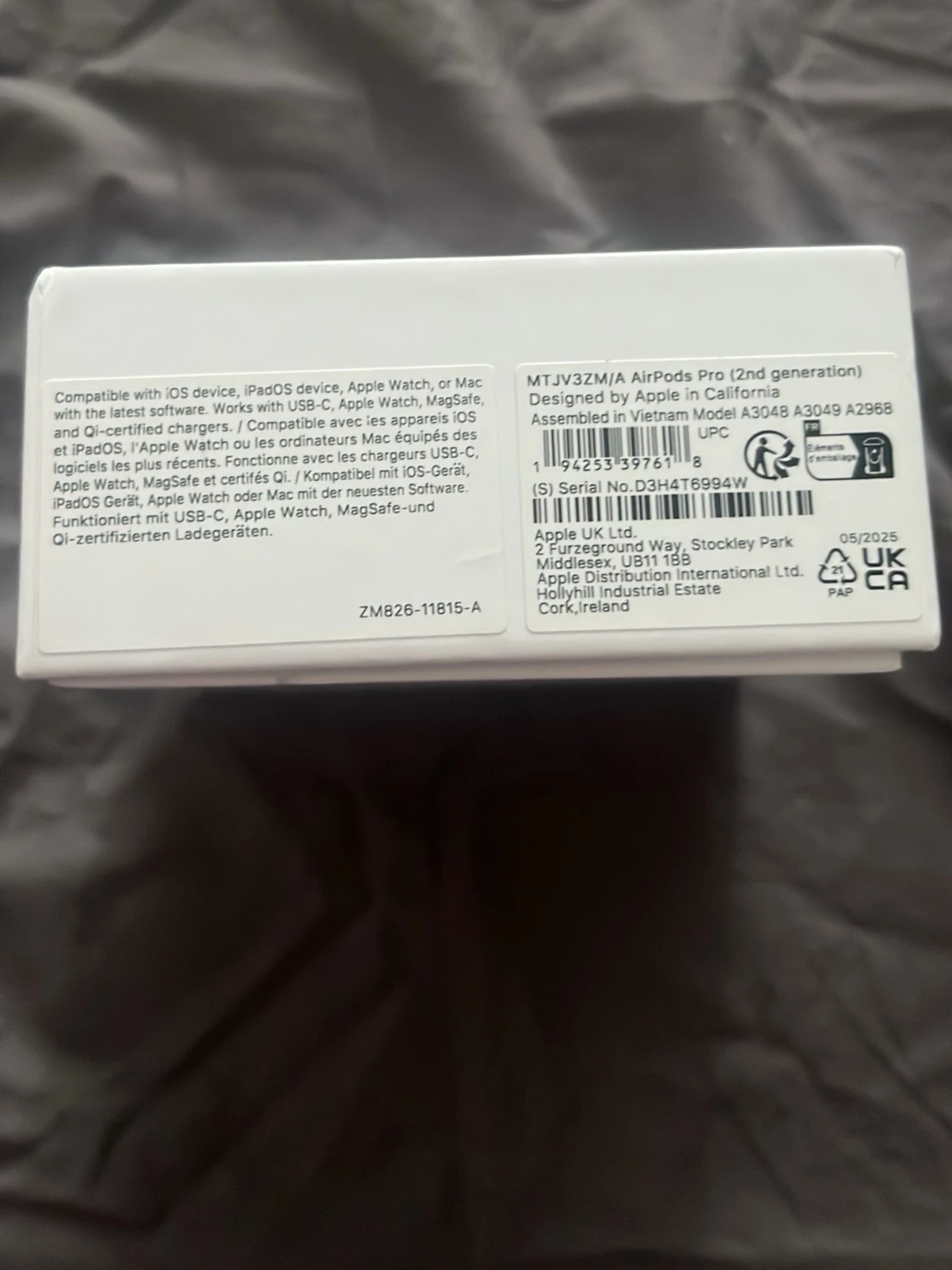 Apple AirPods Pro 2nd Gen förpackning  - 1