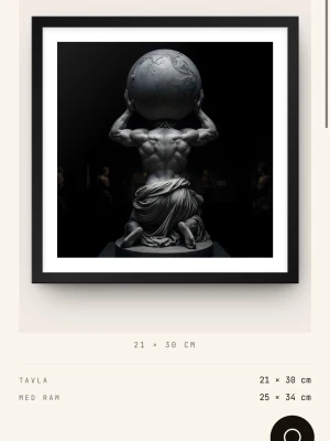 Atlas - Gillar du historia? Här är en poster gjort på (170 GSM MATTPAPPER). Postern kommer med eller utan träram i olika färger samt olika storlekar vilket gör att priset varieras. På Apollouf.com/ Finns även mycket mer på hemsidan/ Skriv i DM vid köp!!