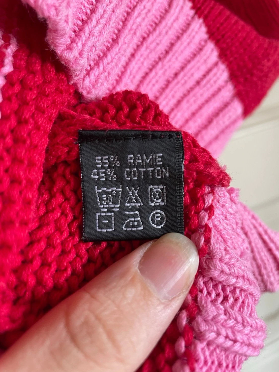 Röd stickad väst från Day Birger - 3