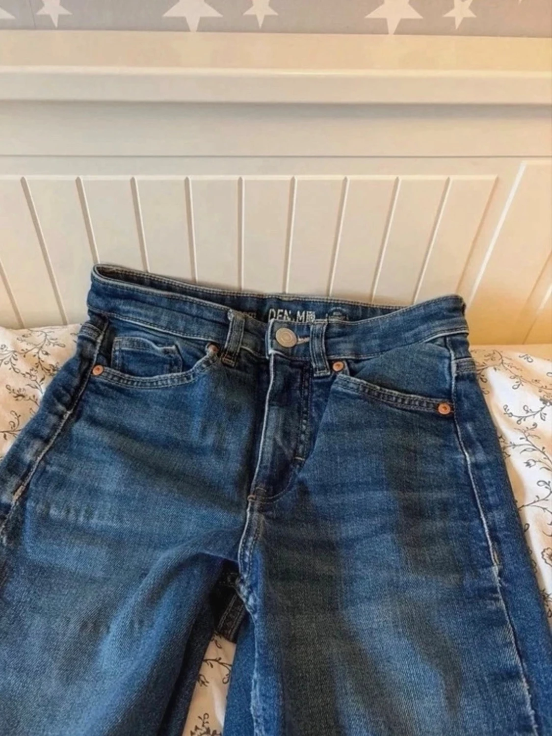 Blå BOOTCUT FLARE  jeans  - 4