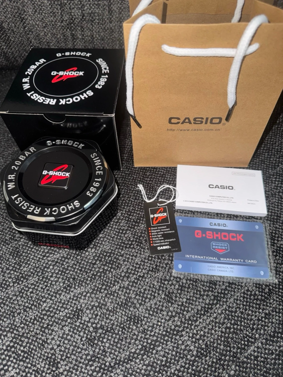 Svart Casio G-Shock klocka - 1