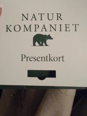 Naturkompaniet presentkort 500 kr - Presentkort från Naturkompaniet med ett värde på 500 kr.Giltigt till 2028-09-21 💚😊