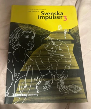 Svenska impulser 3 - Svenska impulser 3 är ett läromedel för kursen Svenska 3. Boken hjälper dig att utveckla dina kunskaper i svenska, med fokus på argumenterande tal, litterära analyser och språkets utveckling. Perfekt för dig som vill ta din svenska till nästa nivå!