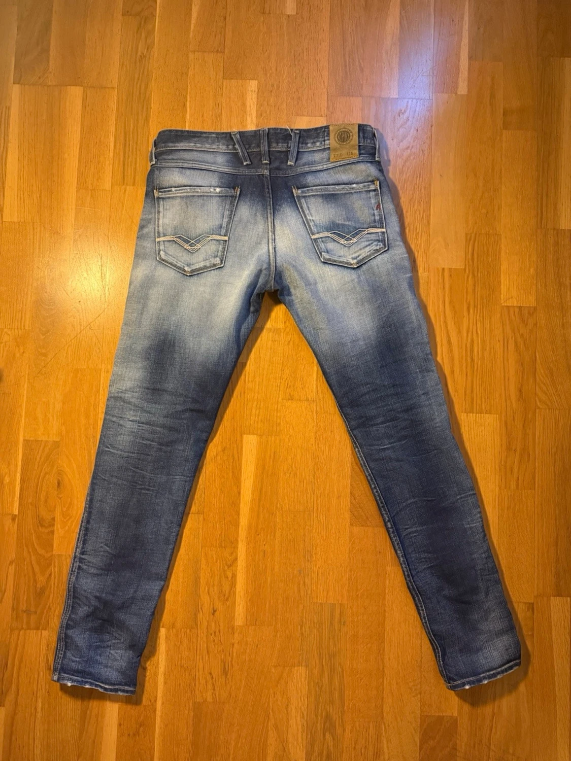 Tvättade Replay Anbass jeans - 2