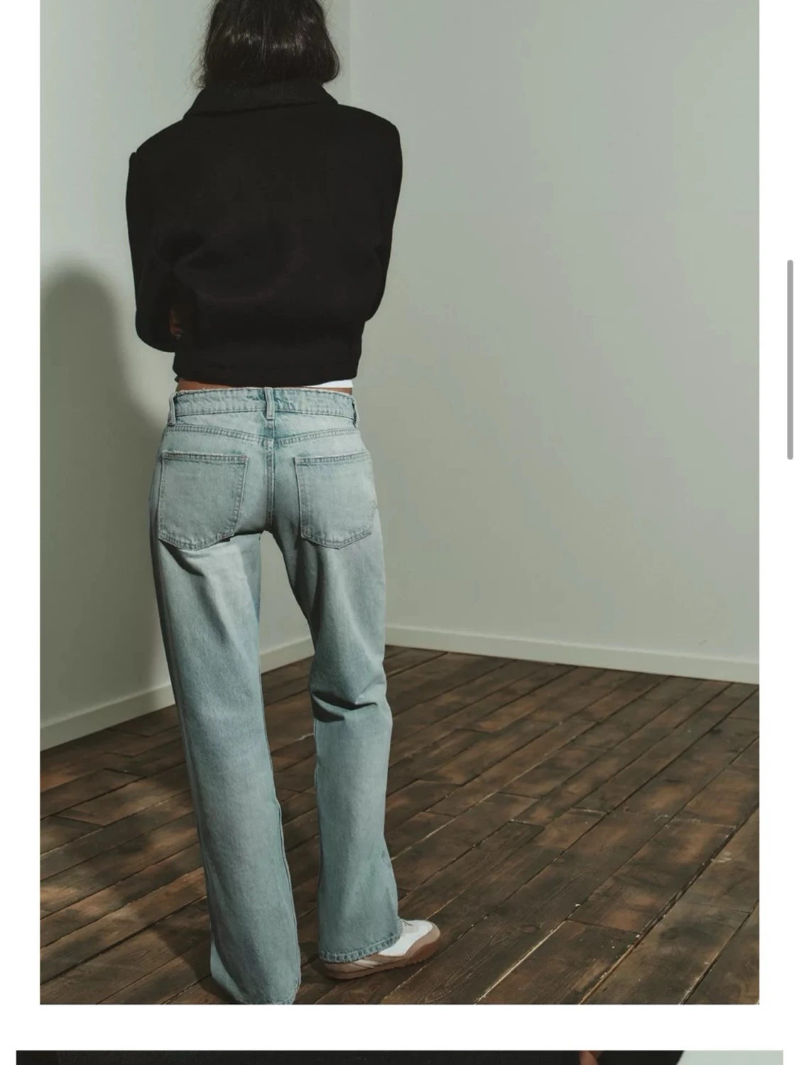 Lågmidjade Baggy jeans/wide leg - 1