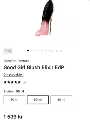 Caronlina herrera parfym  - Jag säljer en Carolina Herrera parfym som är testat 2 gånger jag tyckte inte lukten passade mig, den är 50 ml och köpt för ca en vecka sen LÄGG GÄRNA BUD🩷