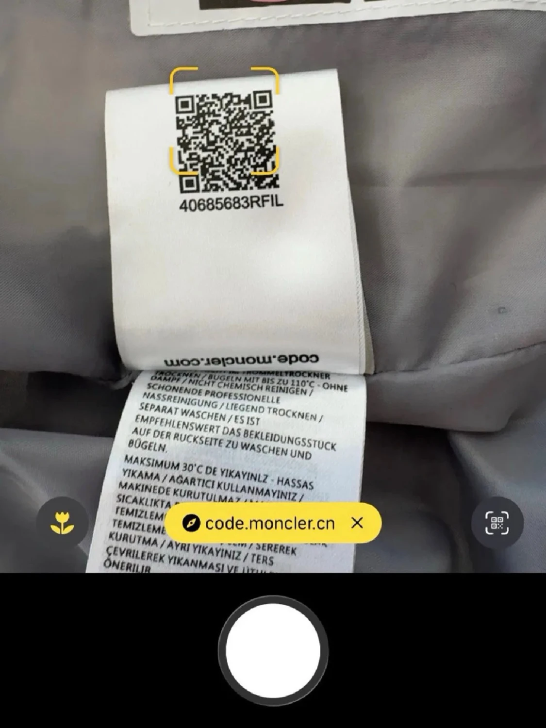 Grå Moncler cardiganjacka med dragkedja - 4