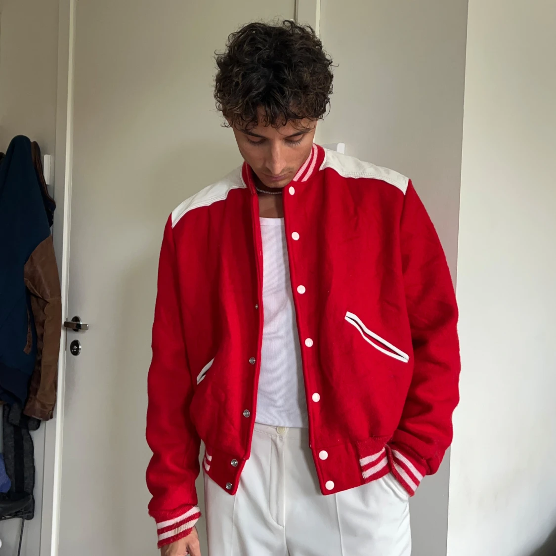 College jacka Röd - 90