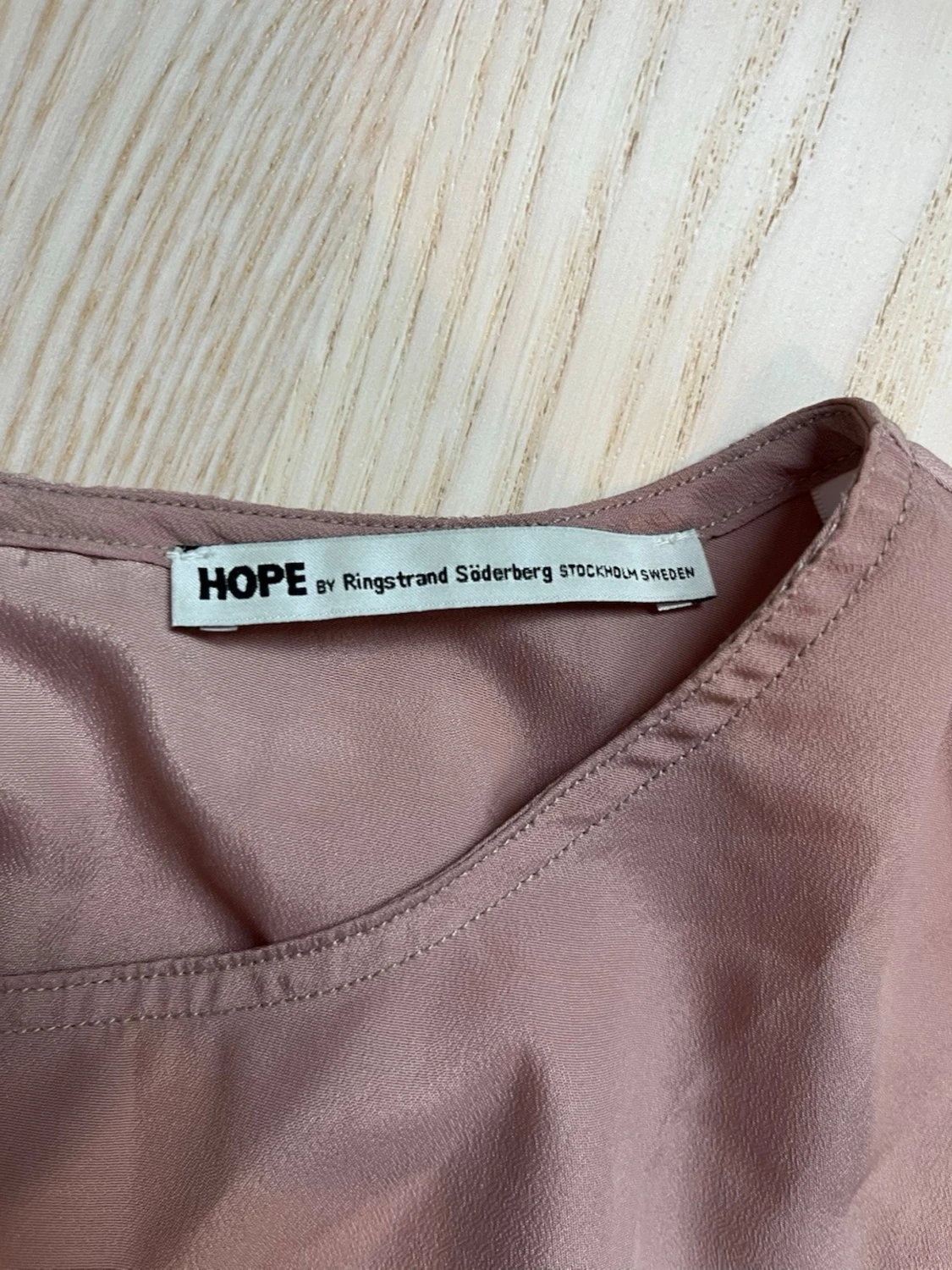 Ljusrosa långärmad blus - 3