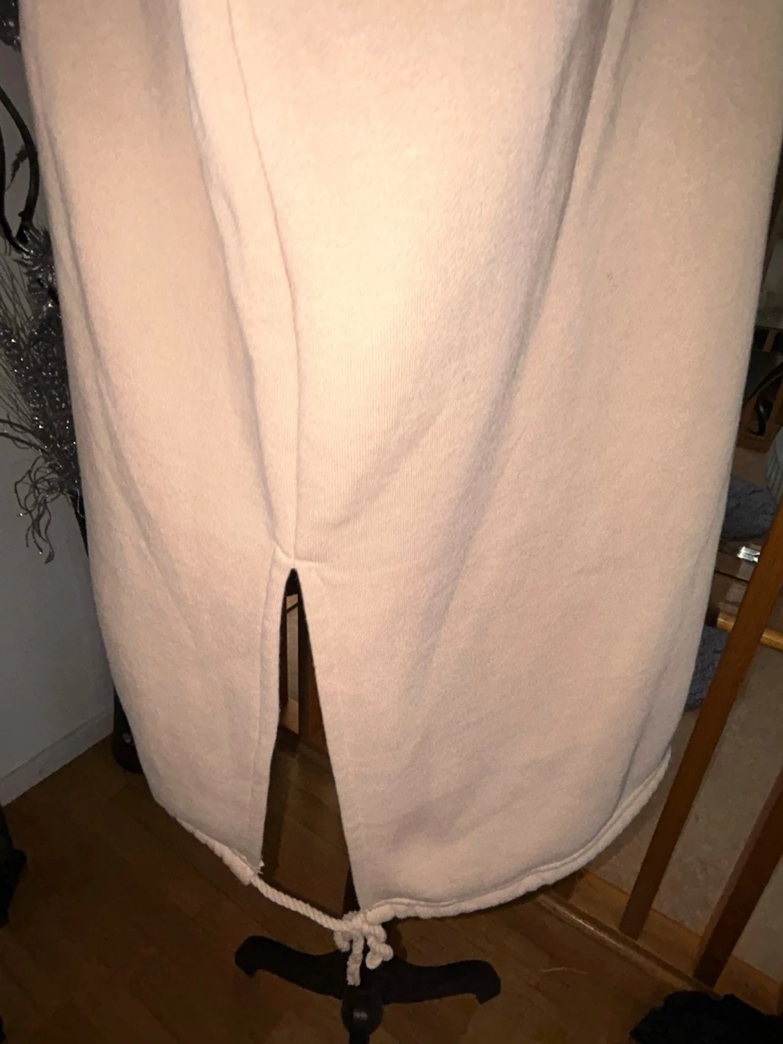 Beige oversized hoodie - 2