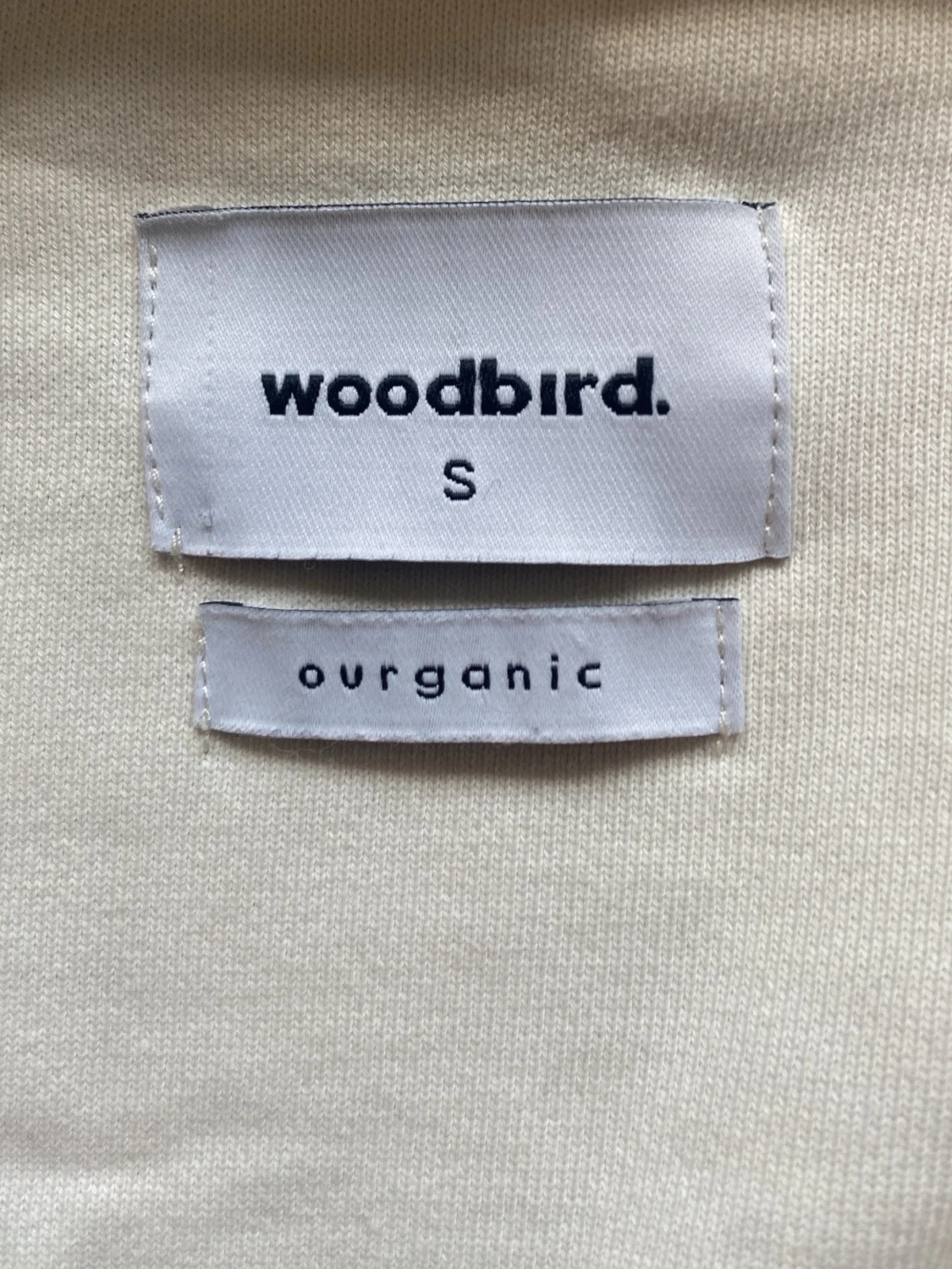 Vit quarterzip tröja från Woodbird - 1
