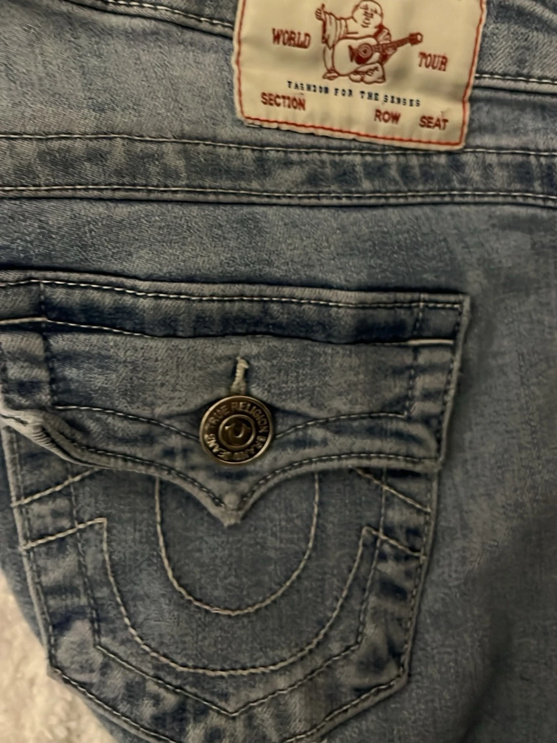 True Religion Joey Low Rise Flare Jeans - 2