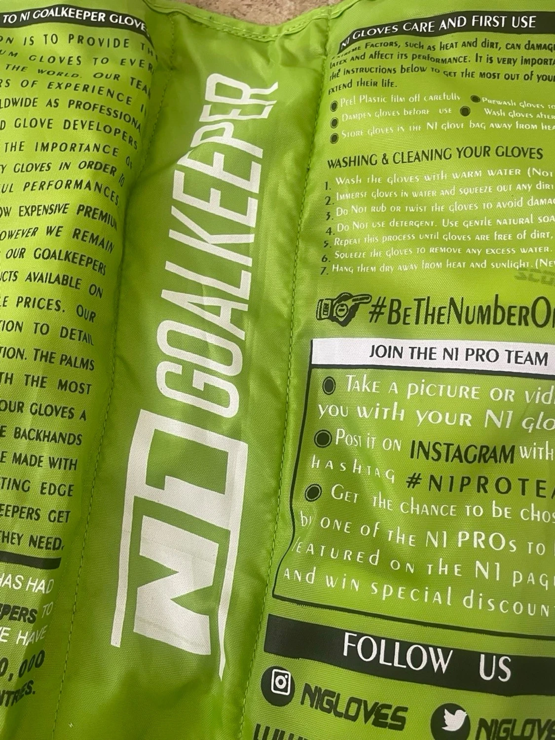 N1 Goalkeeper målvaktshandskar - 4