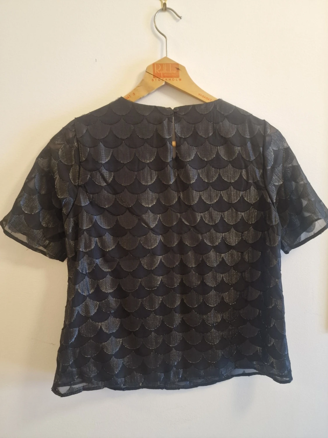 Svart glittrig topp från ONLY - 3