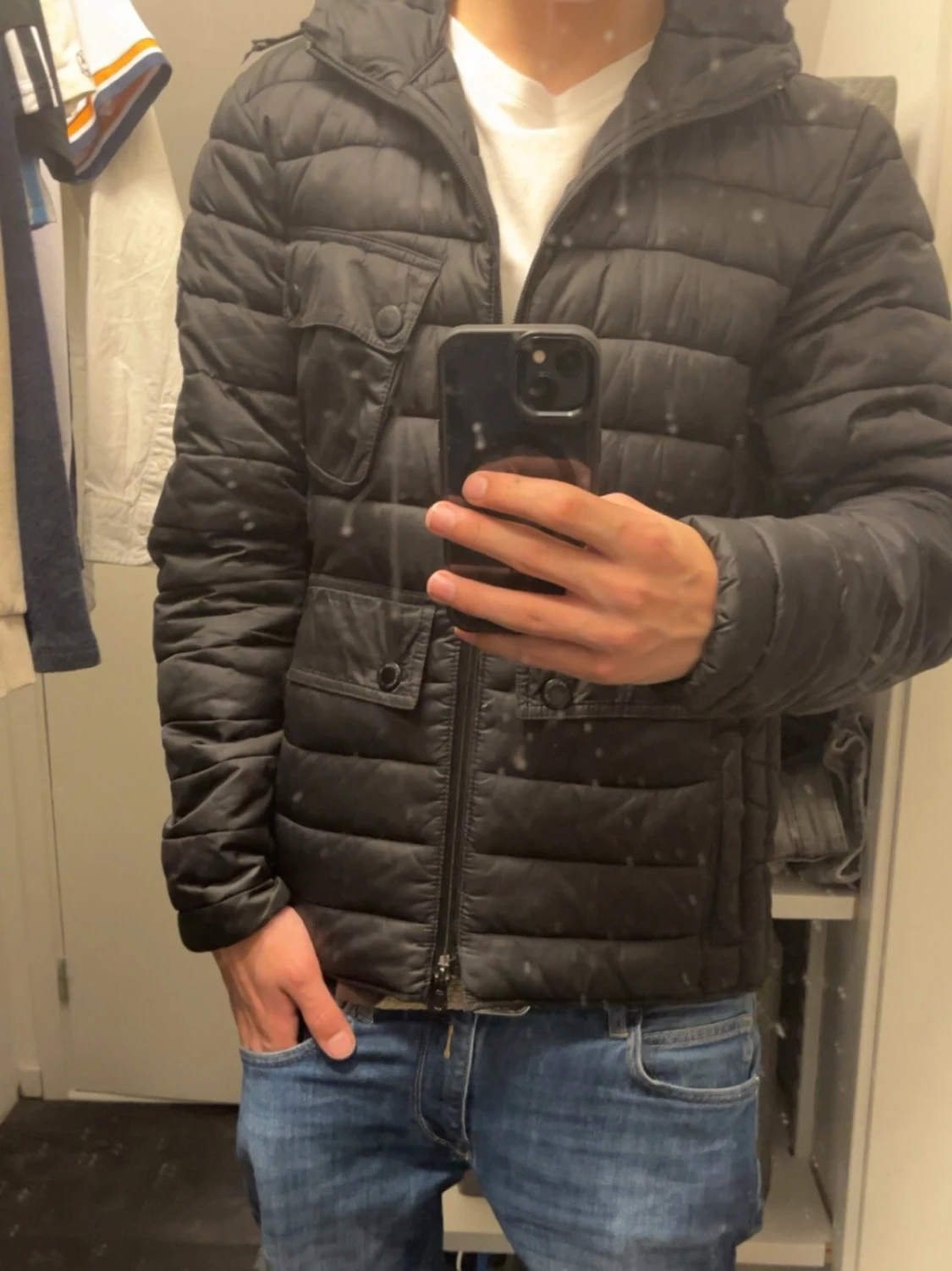 Svart quiltad pufferjacka Barbour SKRIV INNAN KÖP! - 1