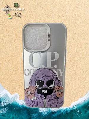 C Company mobilskal - IPhone 13 Pro - Snyggt mobilskal i silver med motiv av en person i lila hoodie och svarta glasögon. Skalet har texten 'C.Company' och en cool design med skydd för kameralinsen. Tillverkat i tålig plast som skyddar mobilen och ger en unik streetwear-känsla. iPhone 13 Pro. Priset kan diskuteras vid snabb affär!