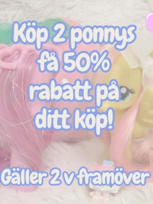 Köp 2 MLPs och betala halva - Gäller 2 v, slutar gälla  2 Maj. Gäller ej bundles eller Nib
