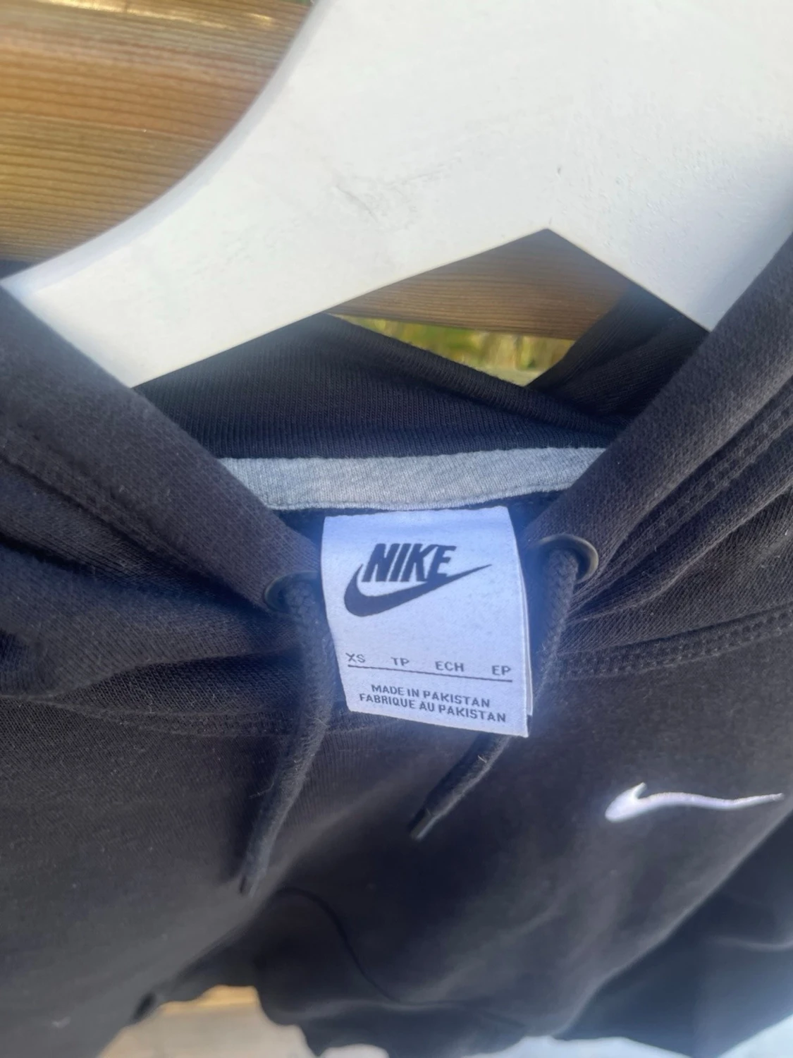 Svart Nike hoodie  - 1