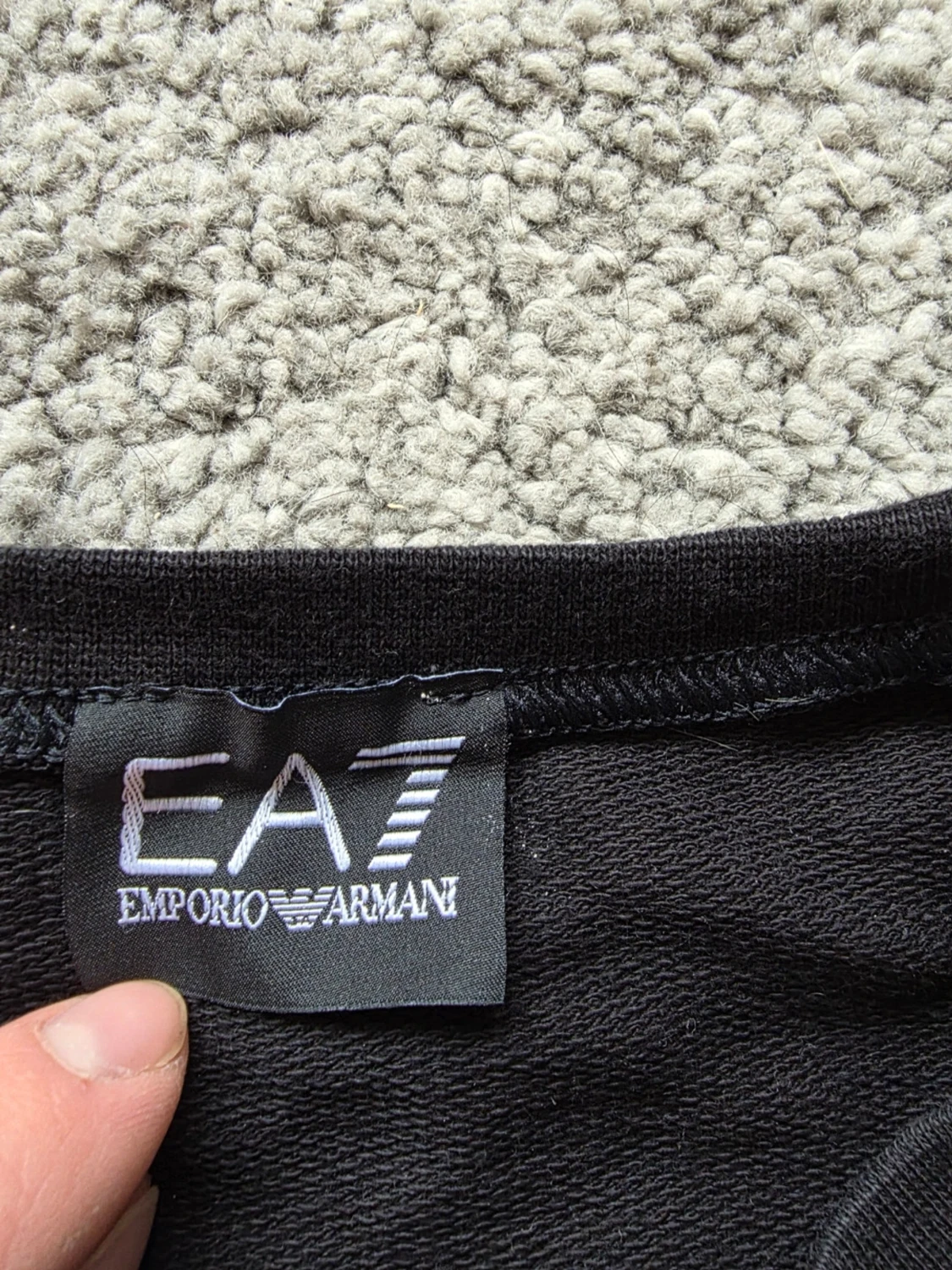 Svart EA7 Emporio Armani sweatshirt - 1