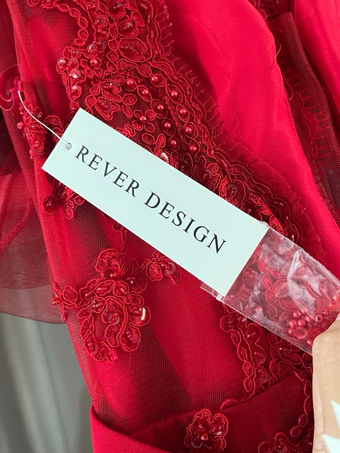 Röd långklänning - Bal  - 1