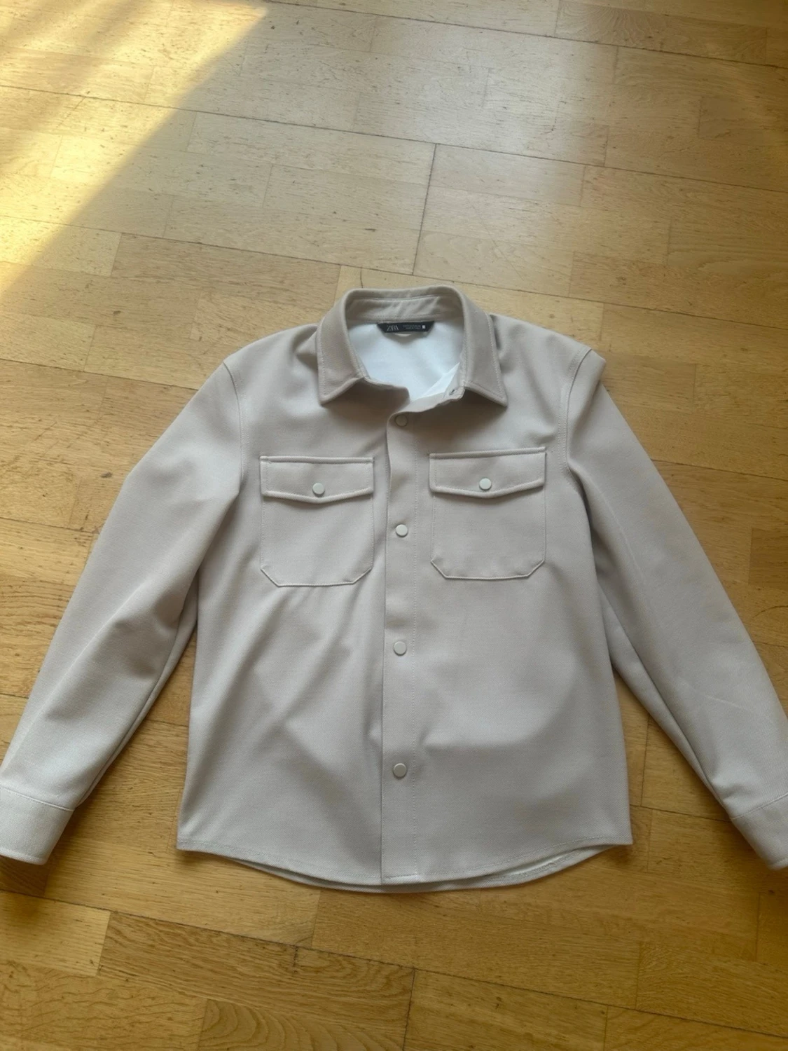 ZARA Overshirt Beige - 1