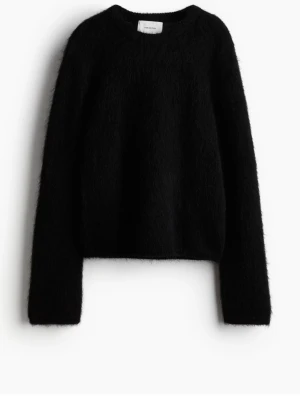 Svart ull tröja - Svart ull tröja från H&M i Stl S, använd fåtal gånger 