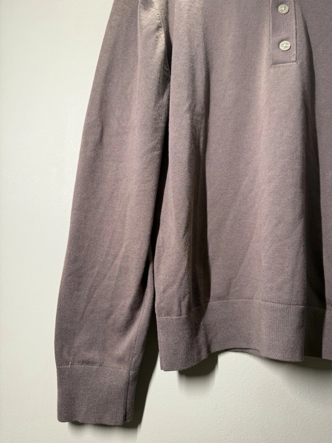 Brun långärmad pikétröja H&M - 2