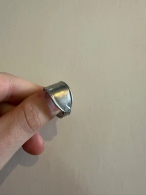 Silverring  - Gjord från gamla bestick, nickelfri. US storlek 7, ca 17,5 mm