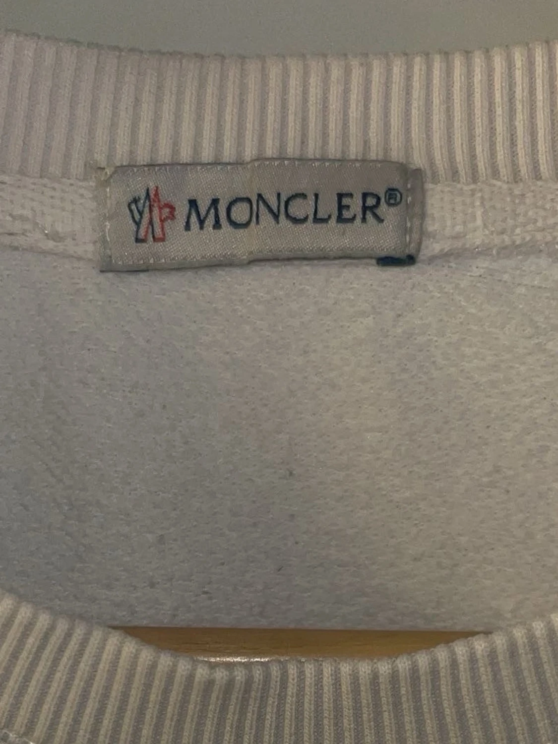 Vit sweatshirt från Moncler - 2