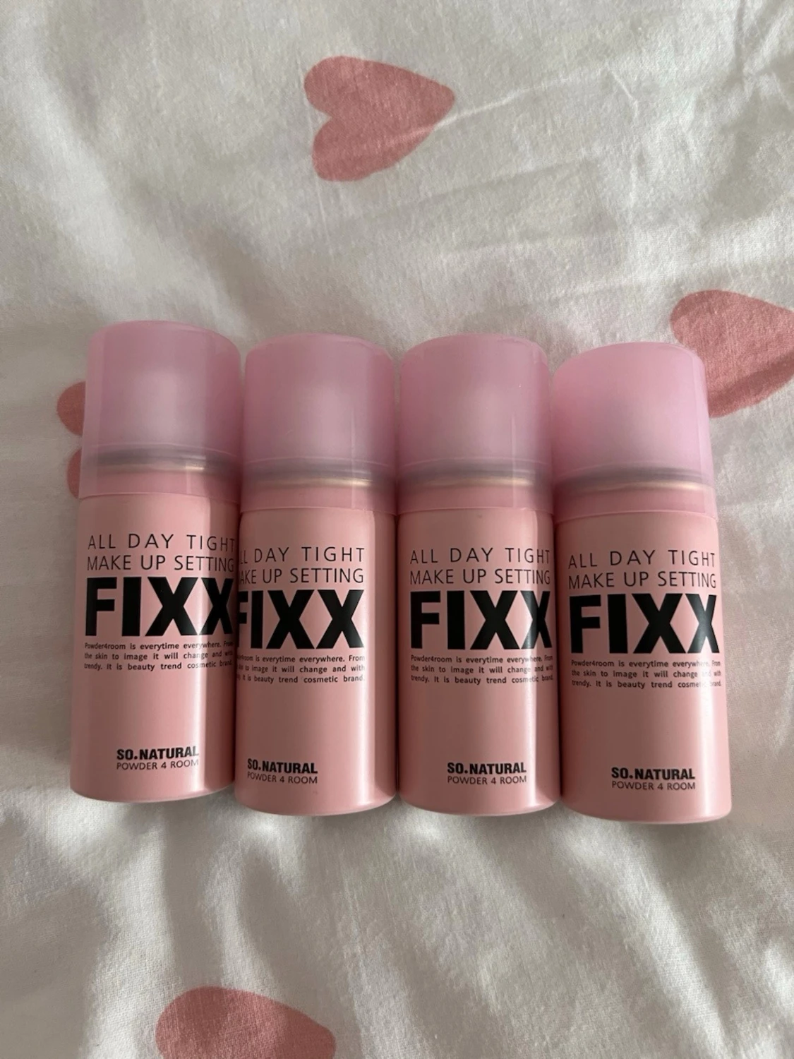 So Natural - All Day Tight Make Up Setting Fixx - 35ml (4 st set)