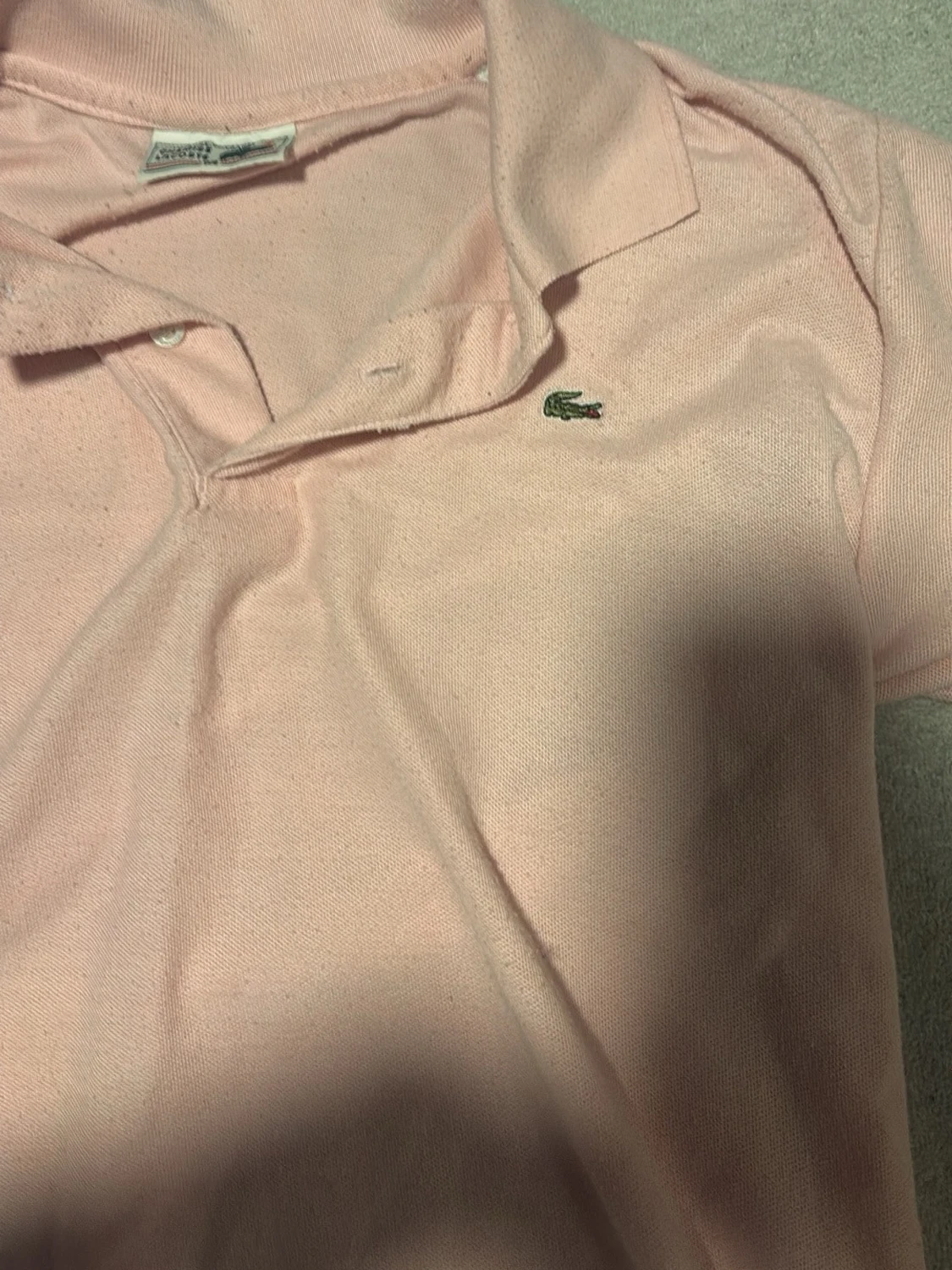 Ljusrosa pikétröja från Lacoste - 2