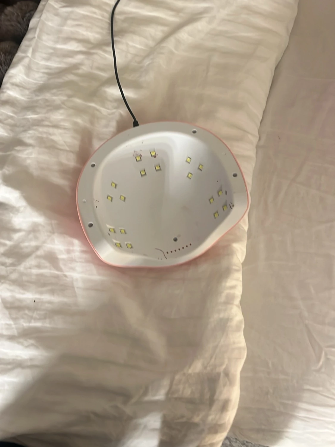 Rosa LED UV-lampa för naglar - 1