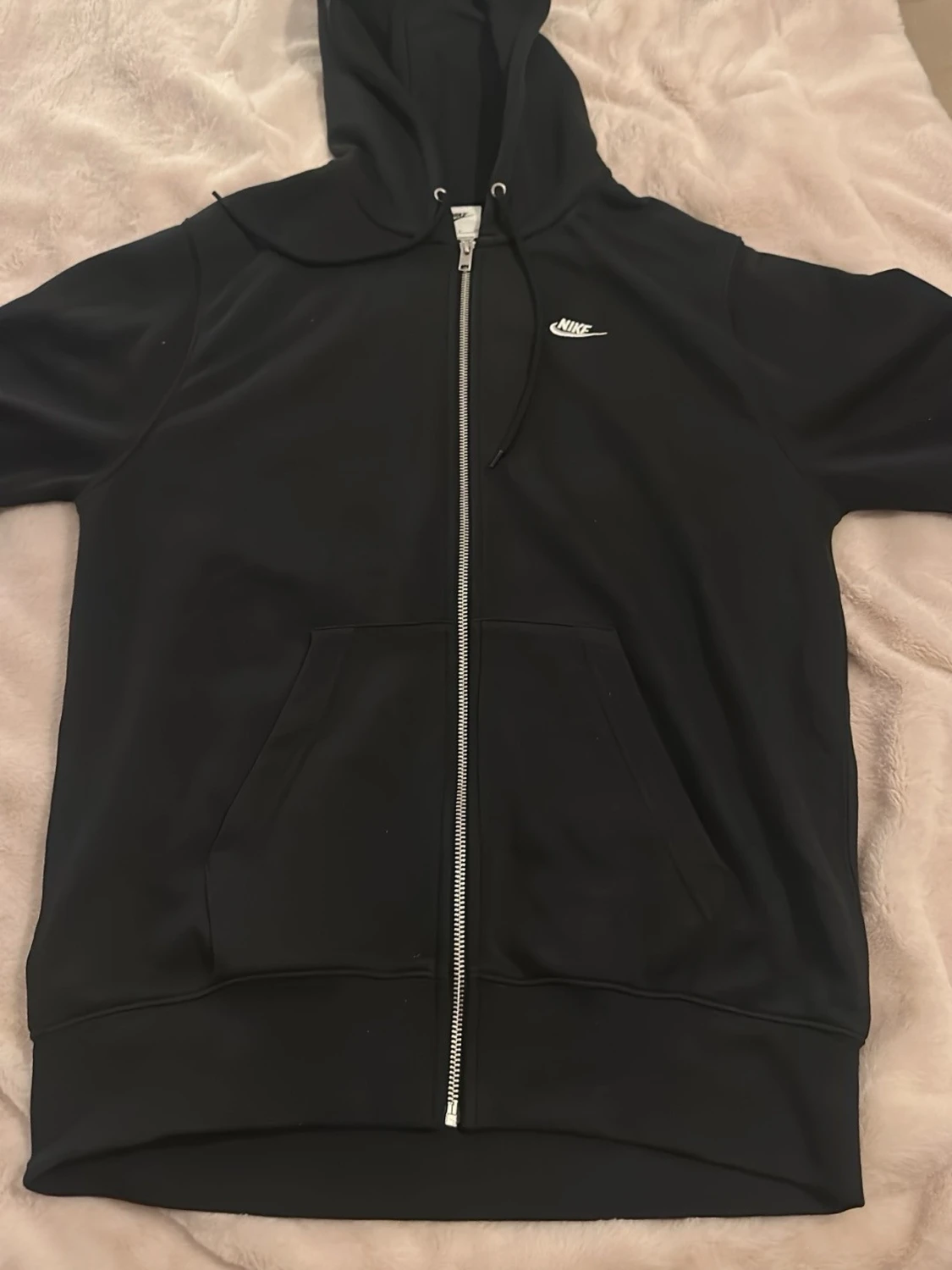 Svart zip-hoodie från Nike