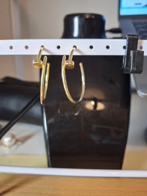 Guldiga hoops örhängen - Överge samlingen, utförsäljning till låga priser