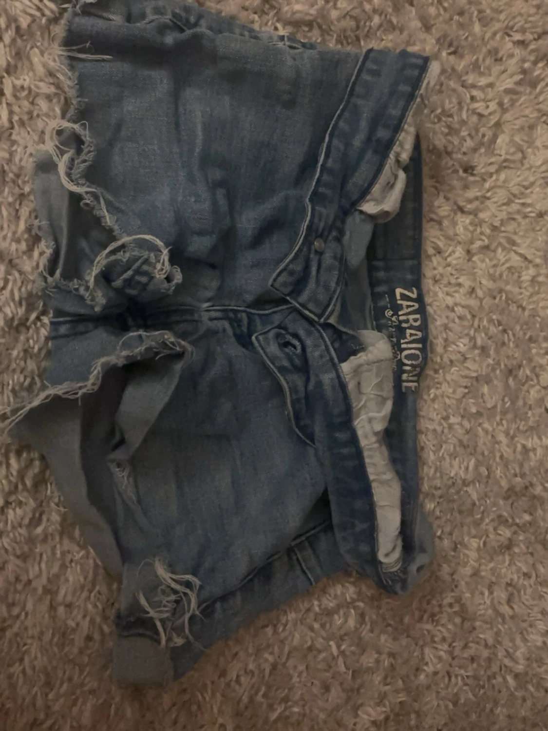 Blå jeansshorts från Zara - 1