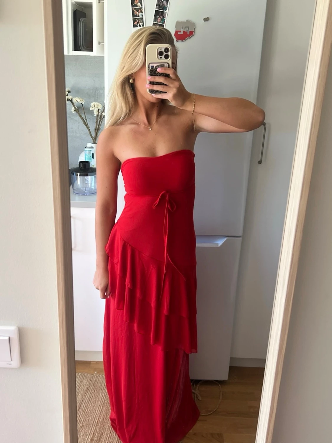 Röd balklänning - 3