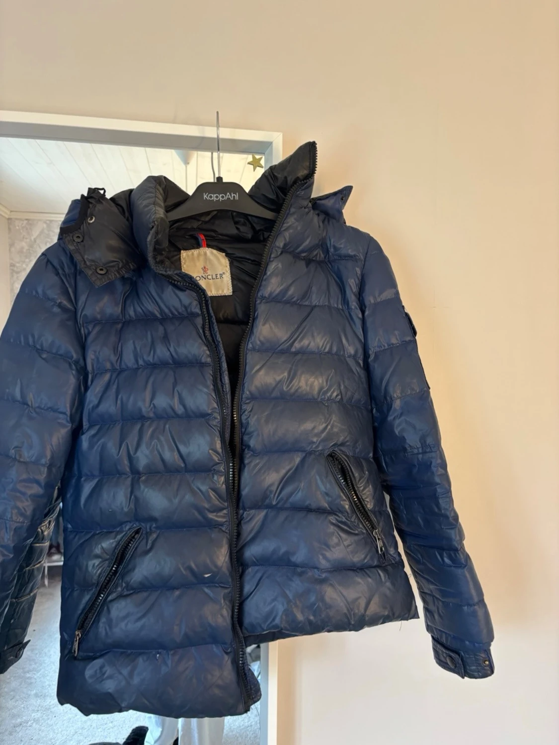 Blå dunjacka från Moncler - 2
