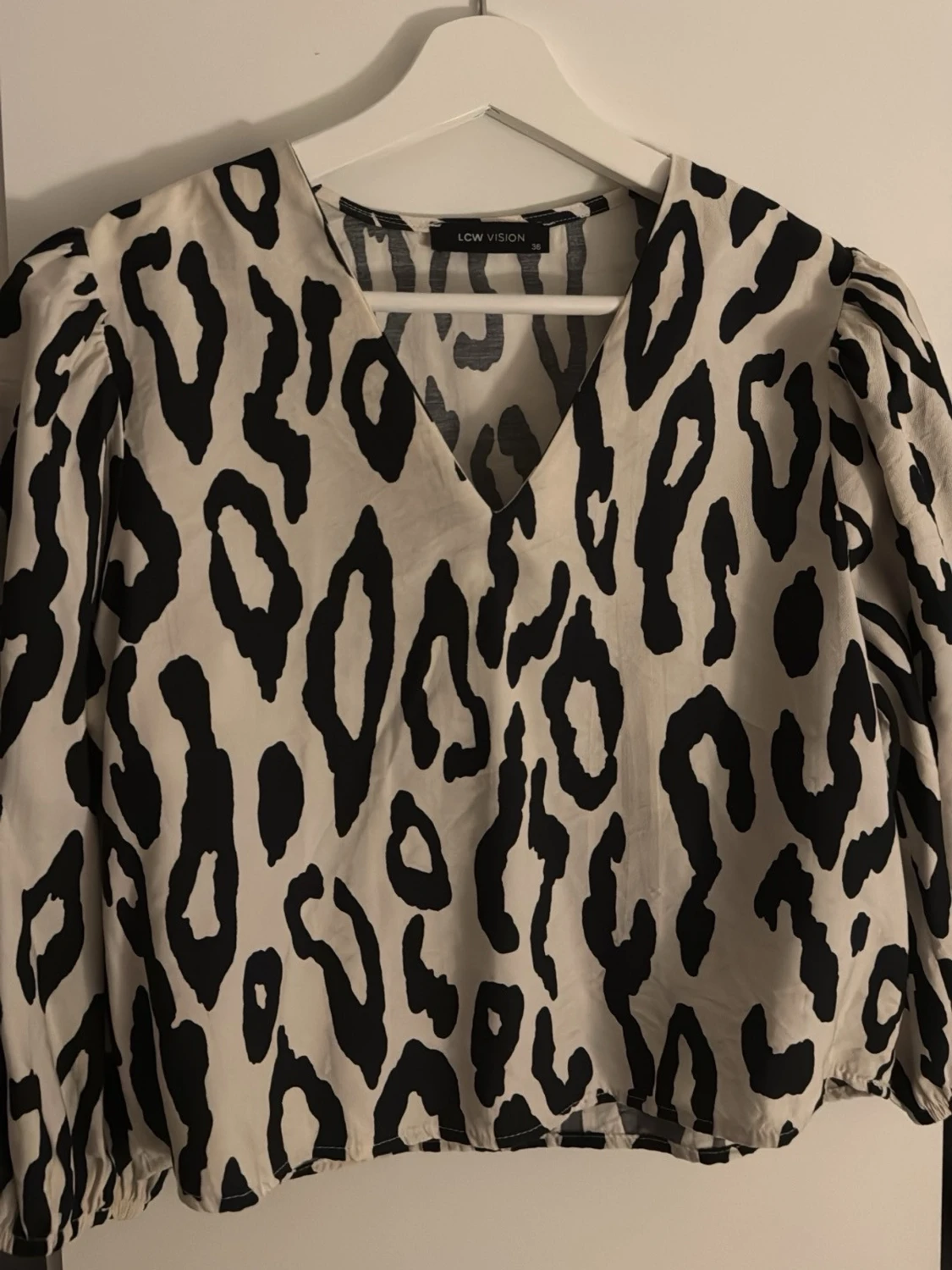Leopardmönstrad blus  - 1