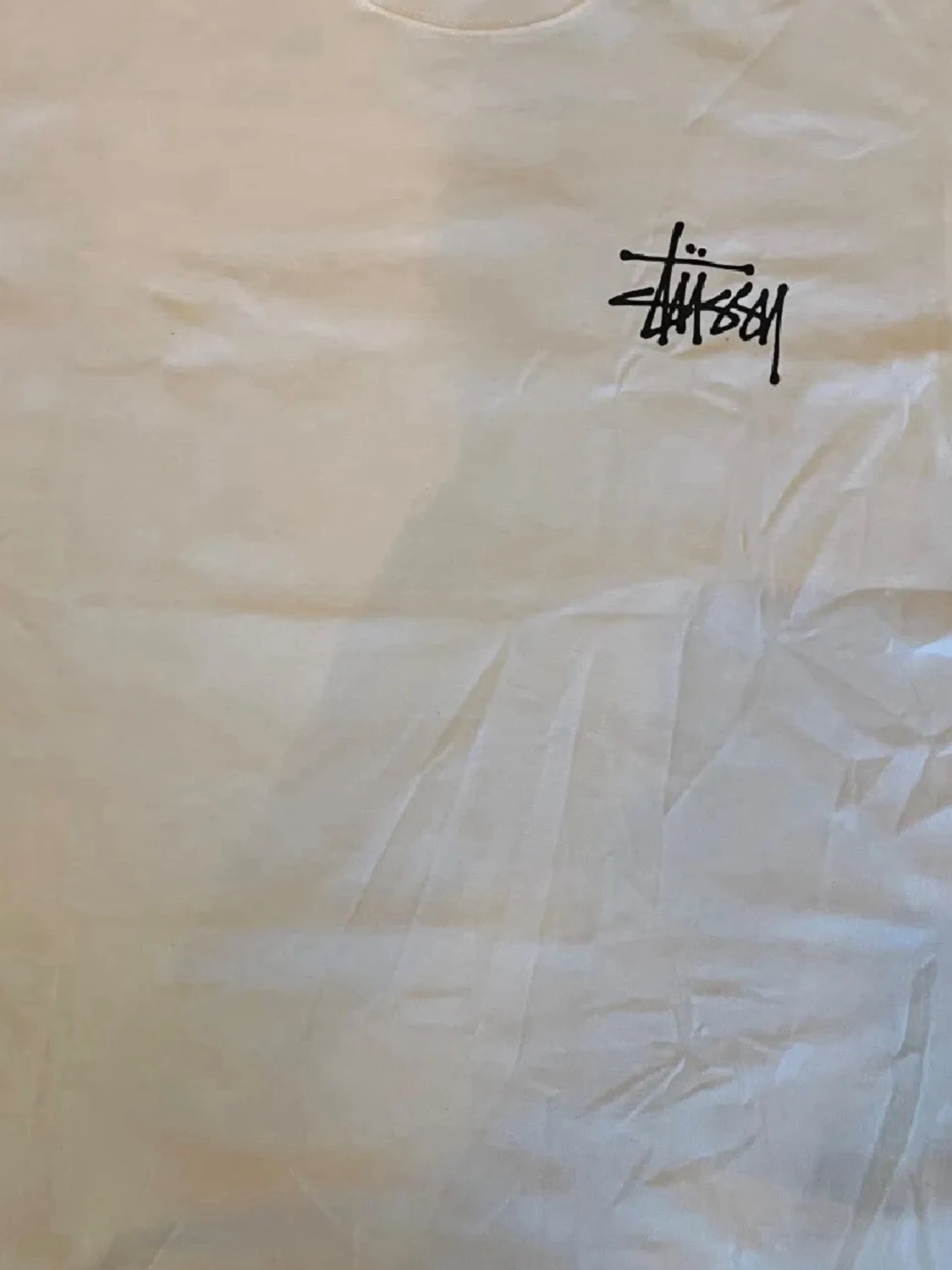 Vit stussy t-shirt - 1