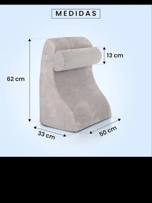 Rygg/Läskudde - Rygg/Läskudde oanvänd 62x50x33cm 100% Polyester/Memory skum Tvättbar överdrag  Pris 400:-